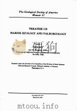 TREATISE ON MARINE ECOLOGY AND PALEOECOLOGY VOLUME 1   1966  PDF电子版封面    JOEL W.HEDGPETH 
