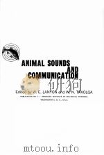 ANIMAL SOUNDS AND COMMUNICATION（1960 PDF版）