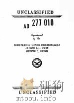 FINAL REPORT   1962  PDF电子版封面    H. HARRISON AND W. L. FITE 