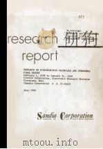 RESEARCH ON PIEZOELECTRIC MATERIALS AND PHENOMENA（1960 PDF版）