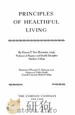 PRINCIPLES OF HEALTHFUL LIVING   1938  PDF电子版封面    EDGAR F. VAN BUSKIRK 