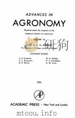 ADVANCES IN AGRONOMY VOL.16   1964  PDF电子版封面    A. G. NORMAN 