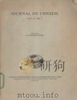 JOURNAL DU CONSEIL VOLUME 35（ PDF版）