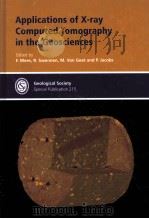 Applications of X-ray Computed Tomography in the Geosciences  GEOLOGICA SOCIETY SPECIAL PUBLICATION（ PDF版）