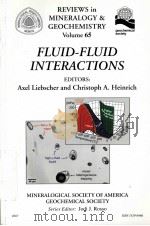 FLUID-FLUID INTERACTIONS  REVIEWS IN MINERALOGY AND GEOCHEMISTRY Volume 65  2007（ PDF版）