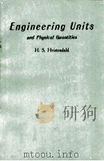 ENGINEERING UNITS AND PHYSICAL QUANTITIES（1964 PDF版）