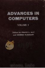 ADVANCES IN COMPUTERS VOL.3   1962  PDF电子版封面    FRANZ L. ALT 