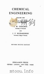 CHEMICAL ENGINEERING VOL.1 SECOND EDITION   1964  PDF电子版封面    J.M. COULSON 