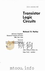 TRANSISTOR LOGIC CIRCUITS（1961 PDF版）