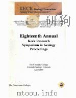 Eighteenth Annual Keck Research Symposium in Geology Proceedings     PDF电子版封面     