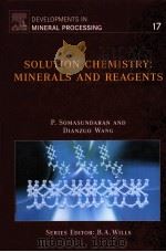 SOLUTION CHEMISTRY:MINERALS AND REAGENTS  DEVELOPMENTS IN MINERAL PROCESSING 17（ PDF版）