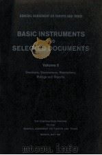 GENERAL GAREEMENT ON TARIFFS AND TRADE BASIC INSTRUMENTS AND SELECTED DOCUMENTS VOL.II（1952 PDF版）