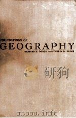 FOUNDATIONS OF GEOGRAPHY（1937 PDF版）