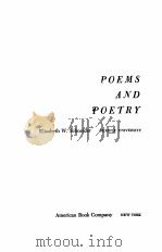POEMS AND POETRY（1964 PDF版）
