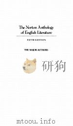 THE NORTON ANTHOLOGY OF ENGLISH LITERATURE FIFTH EDITION（1987 PDF版）