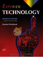 EXPERIENCE TECHNOLOGY MANUFACTURING CONSTRUCTION Student Workbook（ PDF版）
