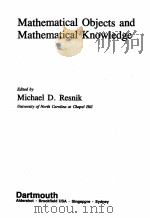 MATHEMATICAL OBJECTS AND MATHEMATICAL KNOWLEDGE（ PDF版）