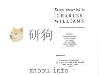 ESSAYS PRESENTED TO CHARLES WILLIAMS（1947 PDF版）