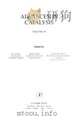 ADVANCES IN CATALYSIS VOL.40   1994  PDF电子版封面  0805427783  D.D. ELEY 