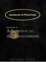 SECTION 4:ADAPTATION TO THE ENVIRONMENT（1964 PDF版）