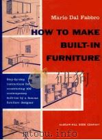 HOW TO MAKE BUILT-IN FURNITURE   1955  PDF电子版封面     