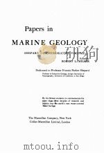 PAPERS IN MARINE GEOLOGY:SHEPARD COMMEMORATIVE VOLUME（1964 PDF版）