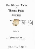 THE LIFE AND WORKS OF THOMAS PAINE VOLUME Ⅵ   1925  PDF电子版封面     