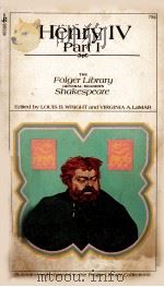 THE HISTORY OF HENRY THE FOURTH PART 1   1972  PDF电子版封面    WILLIAM SHAKESPEARE 