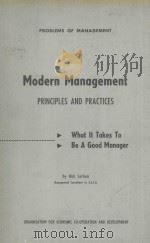 MODERN MANAGEMENT:PRINCIPLES AND PRACTICES（1960 PDF版）