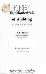 FUNDAMENTALS OF AUDITING SECOND EDITION   1964  PDF电子版封面    R.K. MAUTZ 