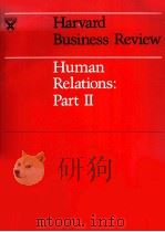 HUMAN RELATIONS SERIES PART II   1969  PDF电子版封面     