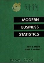 MODERN BUSINES STATISTICS   1958  PDF电子版封面    JOHN E. FREUND 