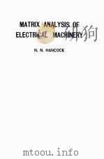 MATRIX ANALYSIS OF ELECTRICAL MACHINERY（1964 PDF版）