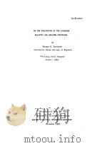 ON THE EVALUATION OF THE JACOBIAN ELLIPTIC AND RELATED FUNCTIONS   1963  PDF电子版封面     