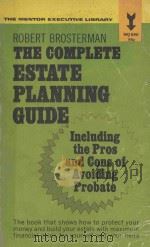 THE COMPLETE ESTATE PLANNING GUIDE   1964  PDF电子版封面     