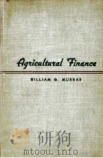 AGRICULTUTAL FINANCE:PRINCIPLES AND PRACTICE OF FARM GREDIT SECOND EDITION（1949 PDF版）