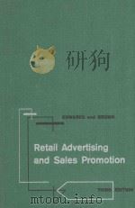 RETAIL ADVERTISING AND SALES PROMOTION THIRD EDITION（1959 PDF版）