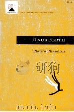 PLATO‘S PHAEDRUS   1952  PDF电子版封面    R. HACKFORTH 