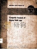 Computer Analysis Of  Digital Well Logs  GEOLOGICAL SURVEY CIRCULAR 879     PDF电子版封面    James H.Scott 