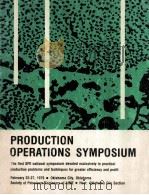 PROCEEDINGS  PRODUCTION  OPERATIONS SYMPOSIUM（ PDF版）