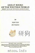 GREAT BOOKS OF THE WESTERN WORLD 34 NEWTON HUYGENS（1980 PDF版）