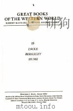 GREAT BOOKS OF THE WESTERN WORLD 35 LOCKE BERKELEY（1980 PDF版）