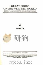 GREAT BOOKS OF THE WESTERN WORLD 49 DARWIN（1980 PDF版）