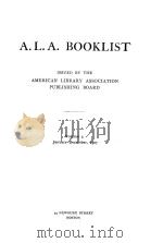 A.L.A. BOOKLIST VOL.III   1964  PDF电子版封面     