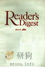 READER‘S DIGEST MARCH 1981     PDF电子版封面     