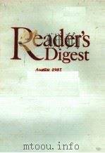READER‘S DIGEST AUGUST 1981     PDF电子版封面     