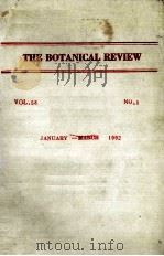 THE BOTANICAL REVIEW VOL.58 NO.1   1992  PDF电子版封面     