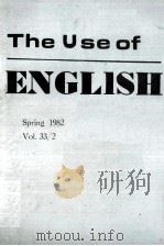 THE USE OF ENGLISH SPRING 1982 VOL.33/2     PDF电子版封面     