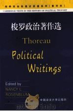 THOREAU POLITICAL WRITINGS   1996  PDF电子版封面    NANCY L.ROSENBLUM 