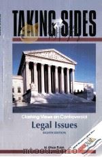 TAKING SIDES CLASHING VIEWS ON CONTROVERSIAL LEGAL ISSUES EIGHTH EDITION（1998 PDF版）